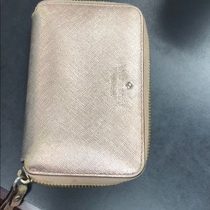 Rose gold Kate Spade wristlet